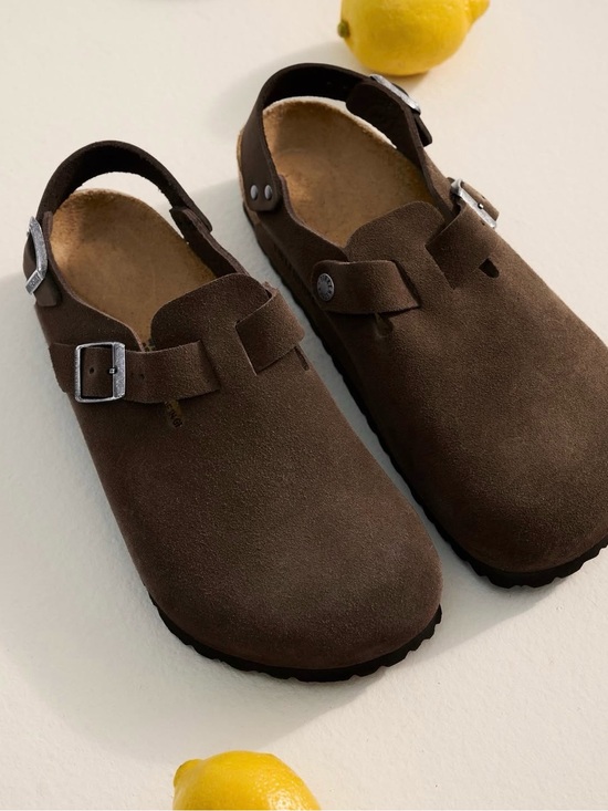 Birkenstock Shoes - Tokio Suede Birkenstocks - Leather Carafe